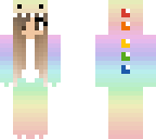 rainbow dino girl