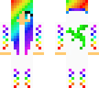 rainbow dragon girl