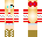 red cute girl