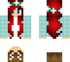 red haired flower girl
