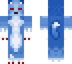 angry blue wolf