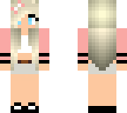 blonde hs girl - pink