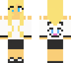 blonde panda skin