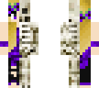 blonde skeleton girl