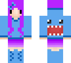 blue chibi domo