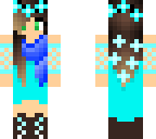 blue dress