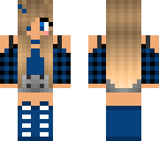 blue girl