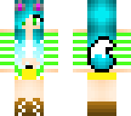 blue girl