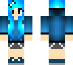 blue girl