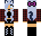 blue haired girl