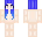 blue ombre - hair base