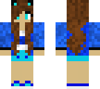 blue panda girl