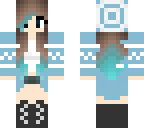 blue sweater ombre