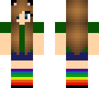 cat rainbow socks