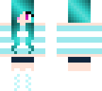 cute blue  girl
