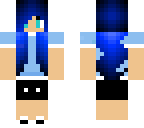 cute blue girl