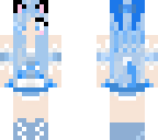 cute blue neko cat