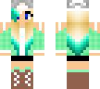 cute mint girl