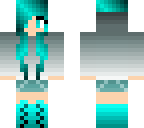 cyan cool girl