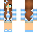 edit of cute blue girl skin