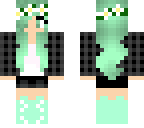 edited mint girl