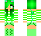 green cat girl