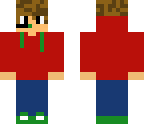 guy with red jacket