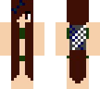 kawaii attack on titan swim suit girl