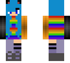 kawaii rainbow panda