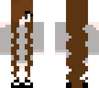 long dark brown hair