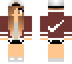 maroon nike girl