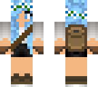 maze runner girl with blue hair