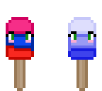 multicolored popsicle  front and pack