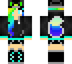 neon wolf girl