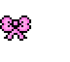 pink bow pixel art - oc