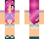 pink hair cat girl edit