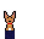 pixel art dog