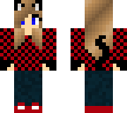 plaid cat girl