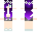purple flower girl
