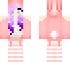 purple haired bunny