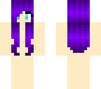 purple haired girl - base