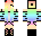 rainbow cat girl