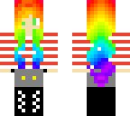 rainbow girl