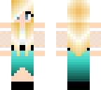 reupload blonde girl wearing dress