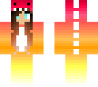 warm colored dino girl