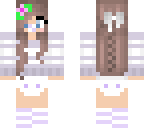 baby with flower bow