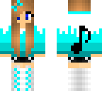 blue music note girl