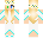 blue wedding girl