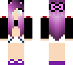 cat girl with a bow