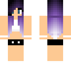 cute purple girl